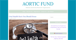 Desktop Screenshot of aortic.org