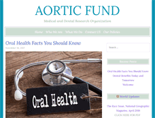 Tablet Screenshot of aortic.org